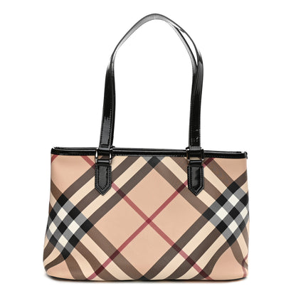 Burberry Supernova Check Regent Tote Black 1 of 10