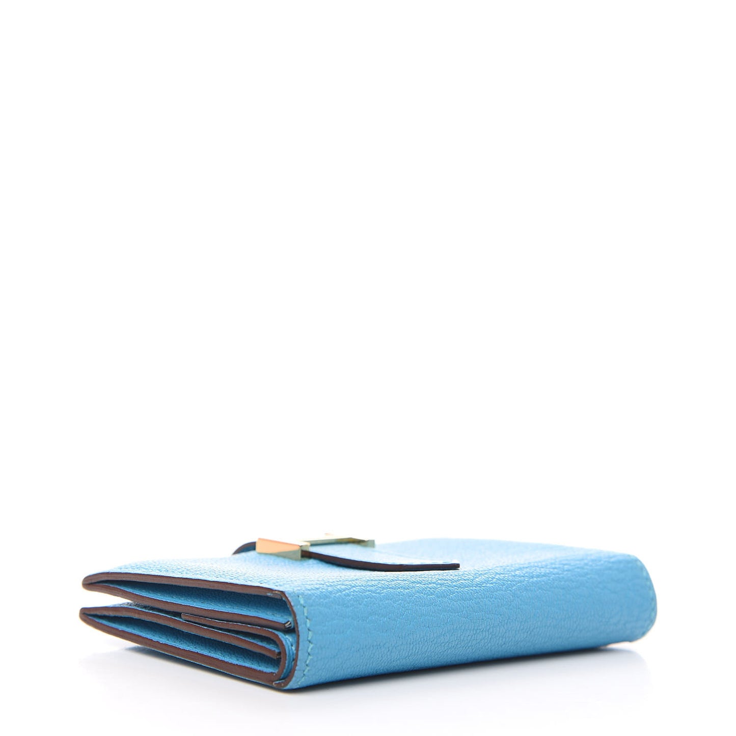 Chevre Mysore Mini Bearn Wallet Bleu Azteque