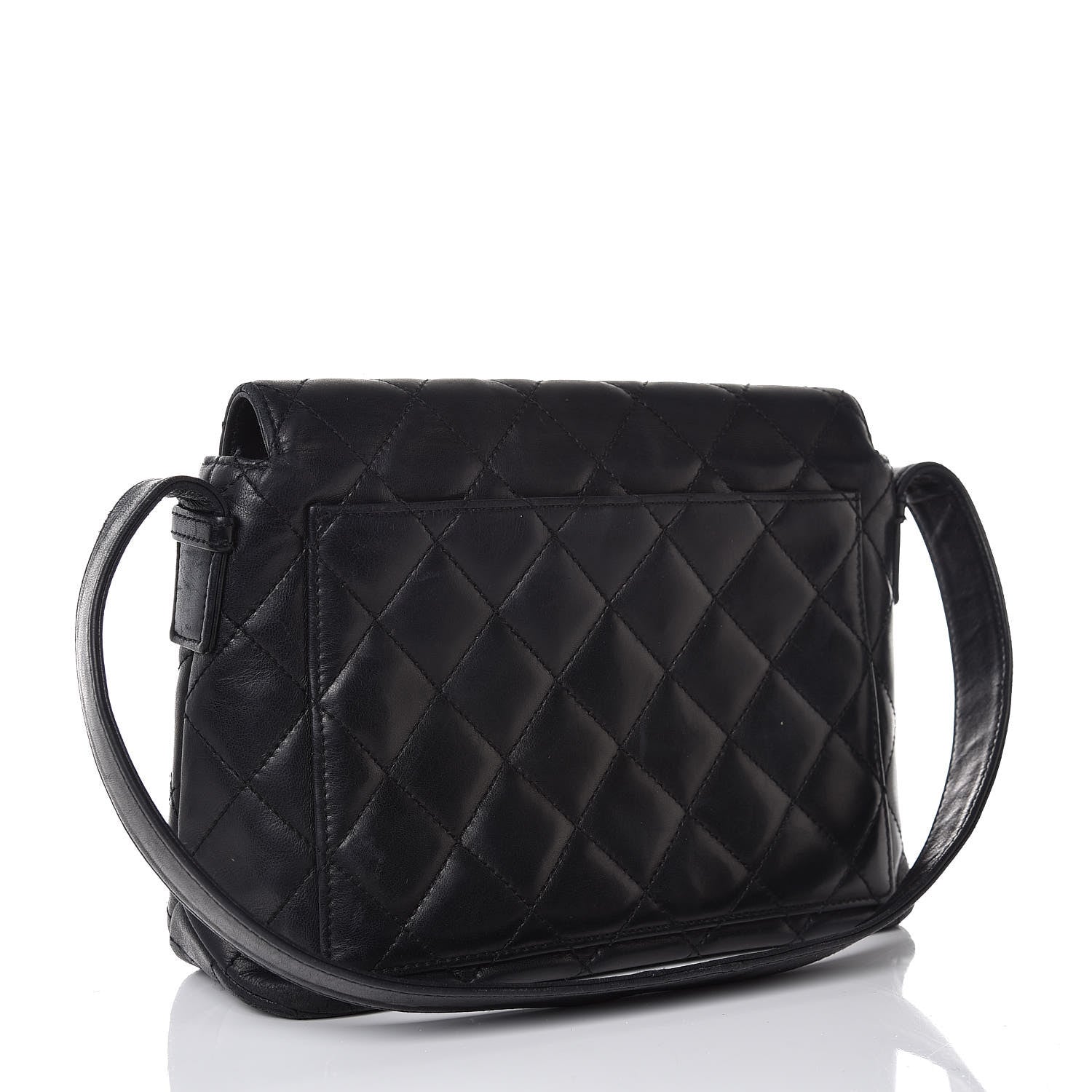 Chanel Lambskin Quilted Flap Black 3 of 11