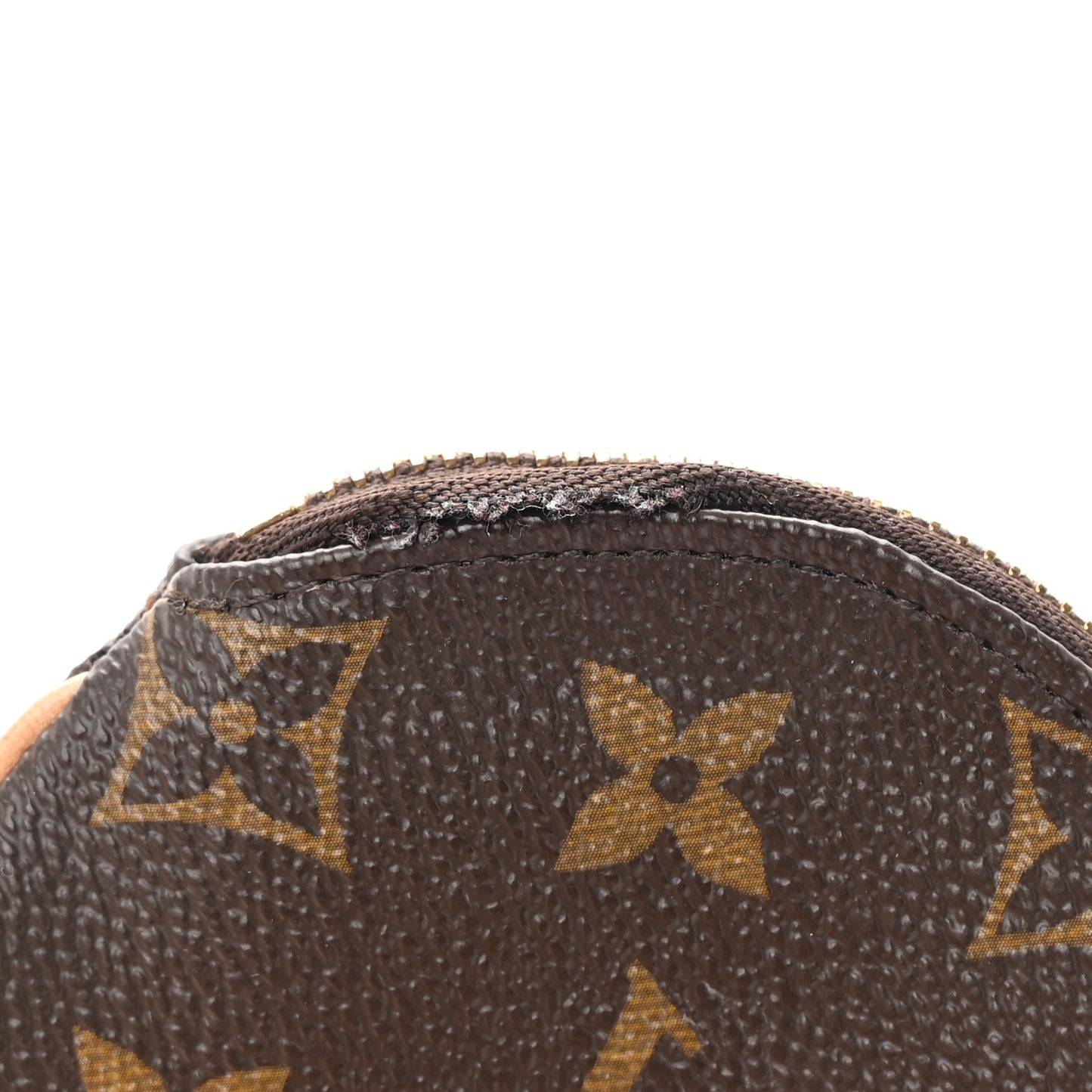 Monogram Round Coin Purse