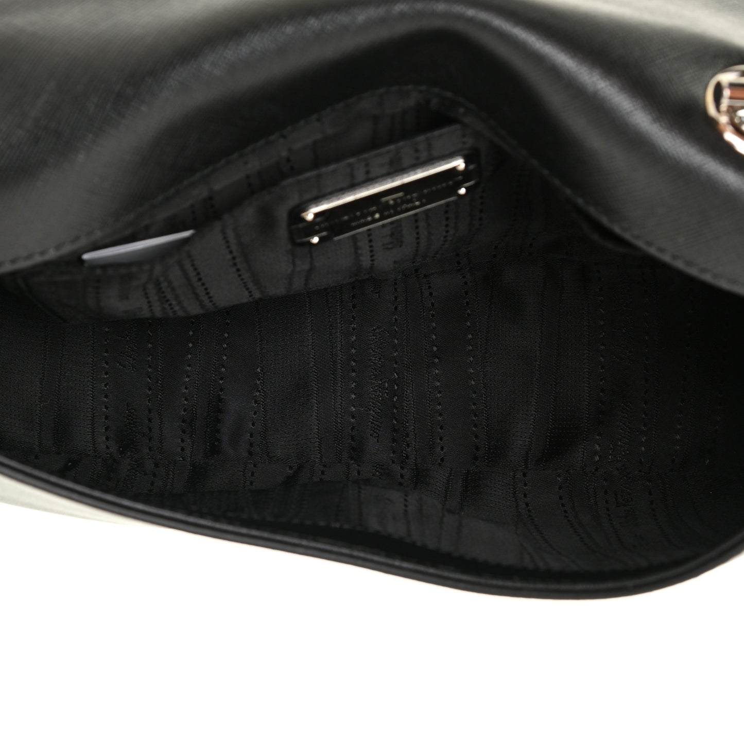 Printed Calfskin Rory Shoulder Bag Black