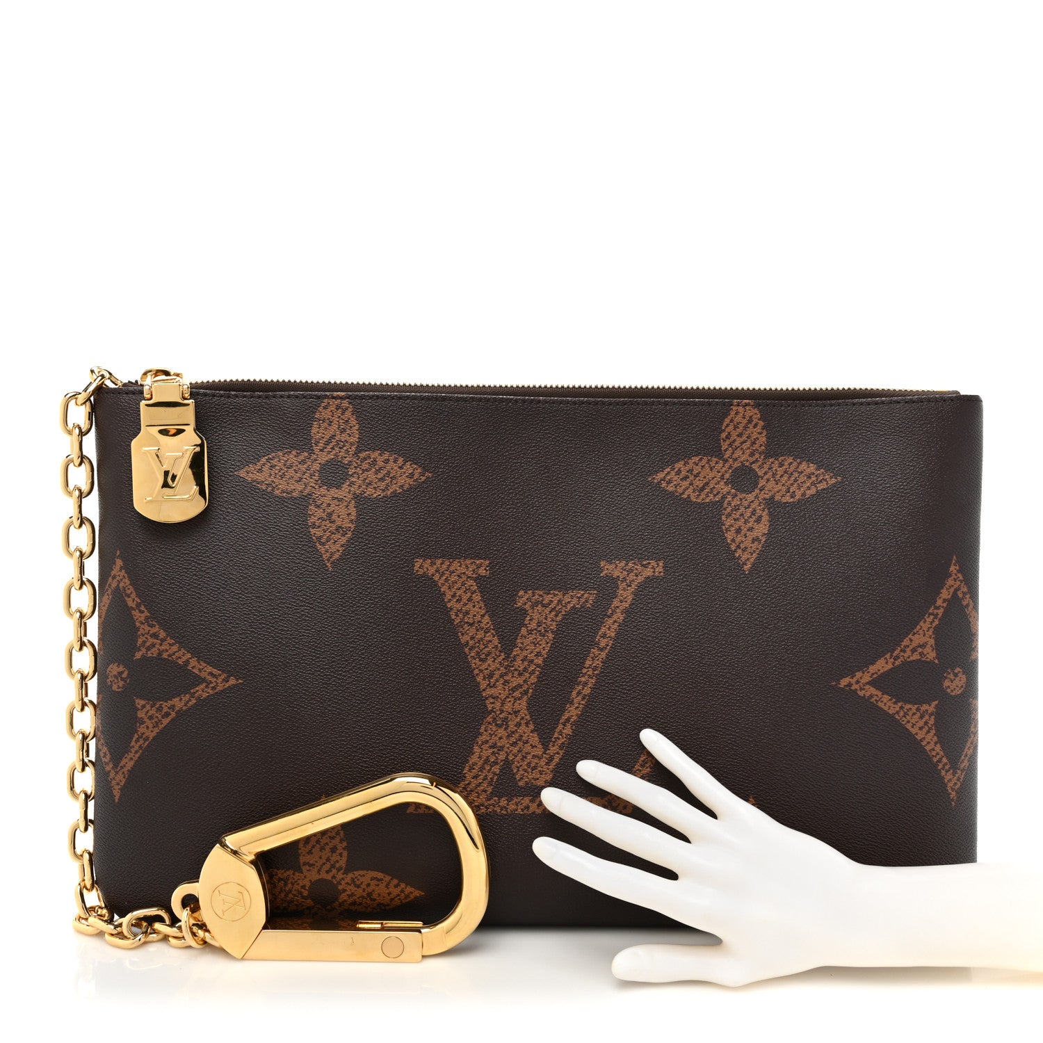 Louis Vuitton Monogram Pochette Cles XL 2 of 9