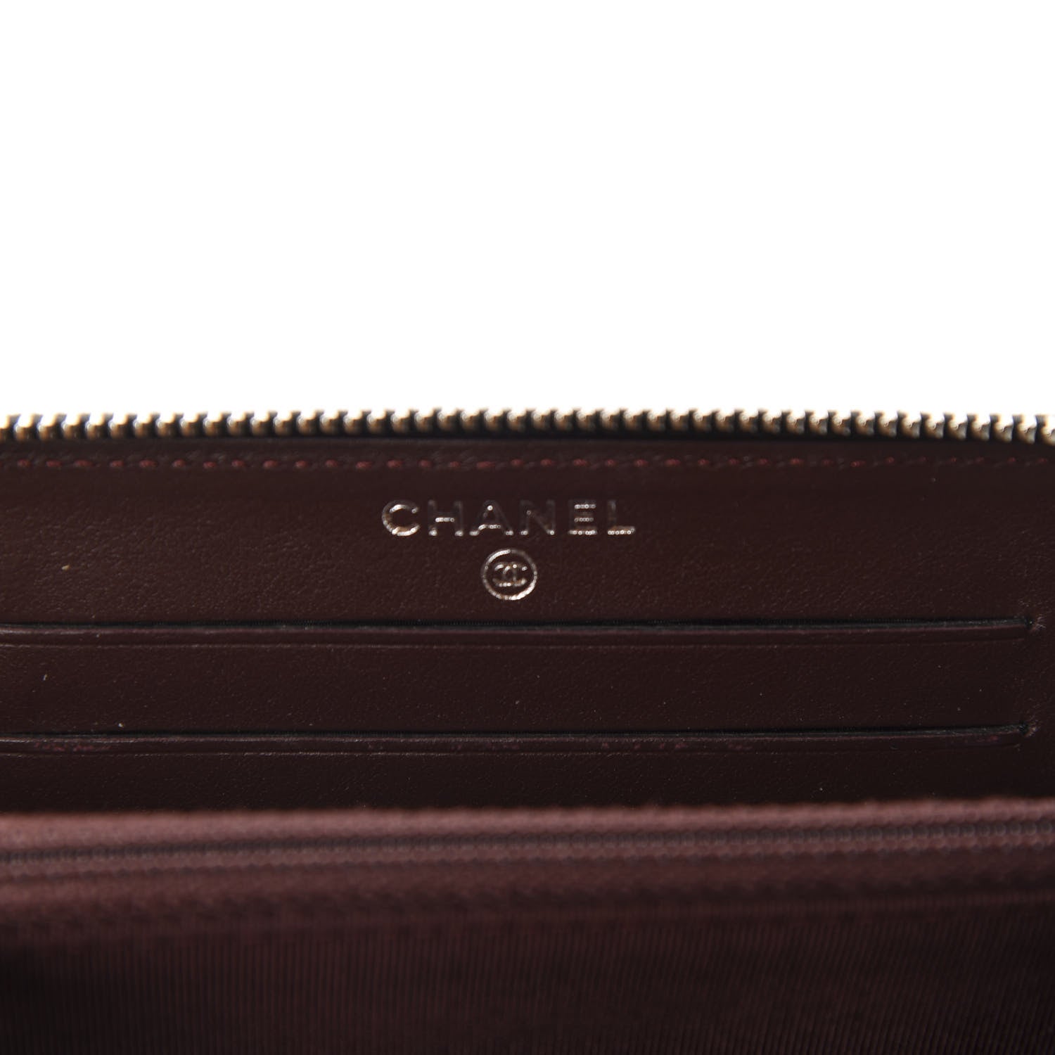 Chanel Caviar Quilted Small Zip Around Wallet Black 8 of 9