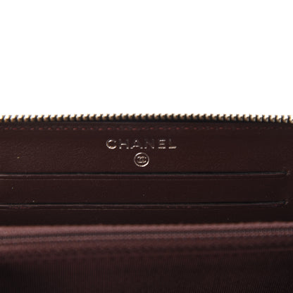 Chanel Caviar Quilted Small Zip Around Wallet Black 8 of 9