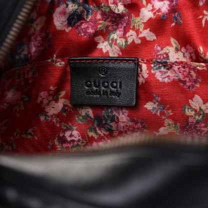 Gucci Calfskin Web Trapuntata Small GG Shoulder Bag Black 6 of 11