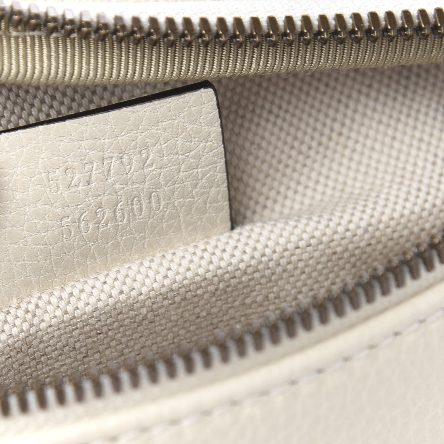 Gucci Grained Calfskin Small Logo Belt Bag White 6 of 9
