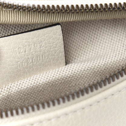 Gucci Grained Calfskin Small Logo Belt Bag White 6 of 9