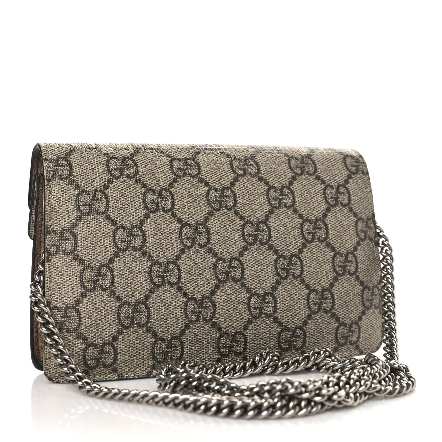 GG Supreme Monogram Super Mini Dionysus Shoulder Bag Taupe
