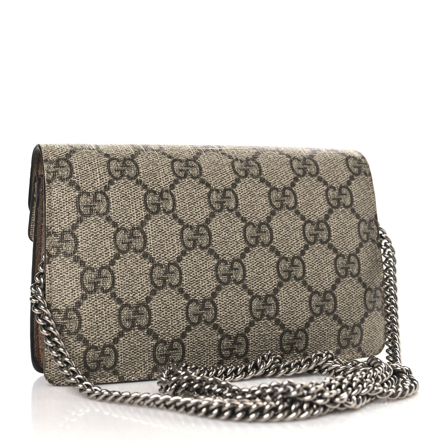 Gucci GG Supreme Monogram Super Mini Dionysus Shoulder Bag Taupe 3 of 10