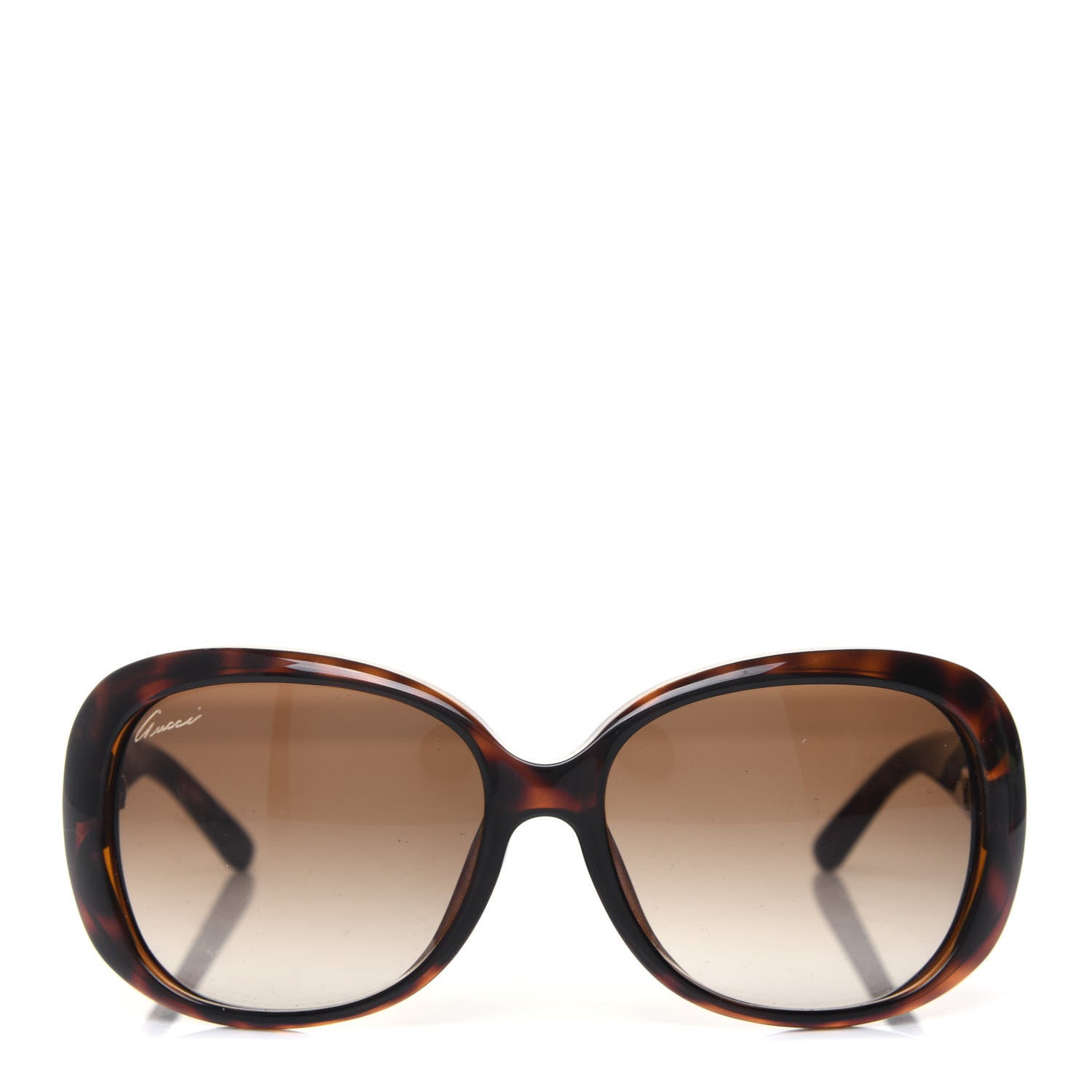 Gucci Acetate Web Oversized Sunglasses GG3660 Tortoise 2 of 7