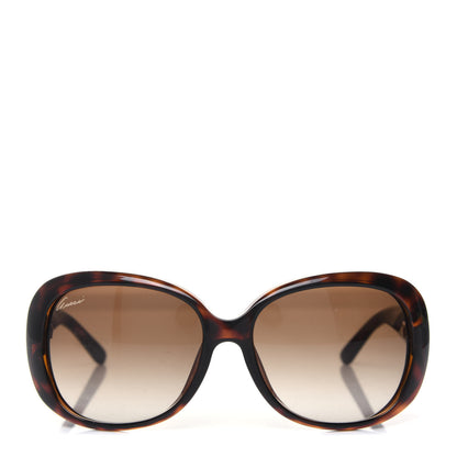 Gucci Acetate Web Oversized Sunglasses GG3660 Tortoise 2 of 7