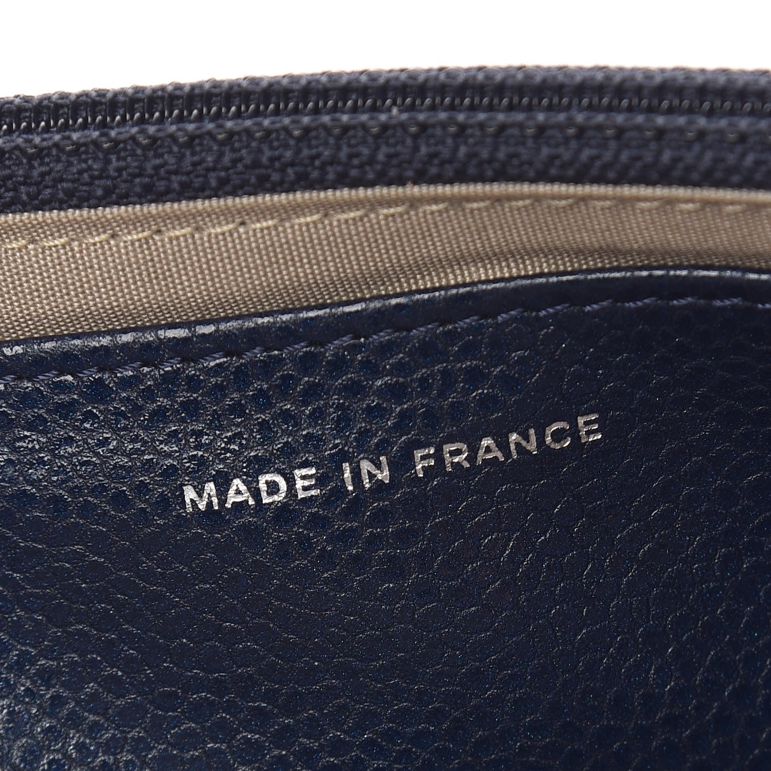 Chanel Caviar Half Moon Wallet On Chain WOC Navy 9 of 11