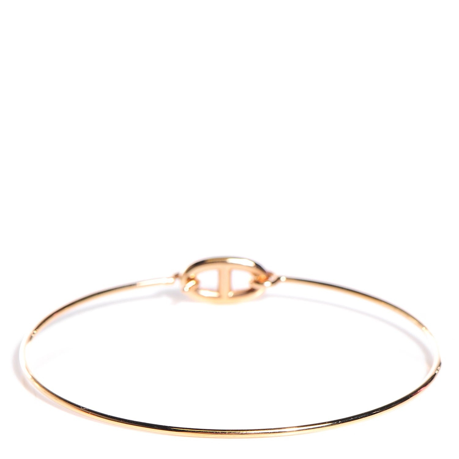 Hermes 18K Rose Gold PM Ronde Chaine d'Ancre Bracelet LG 2 of 4