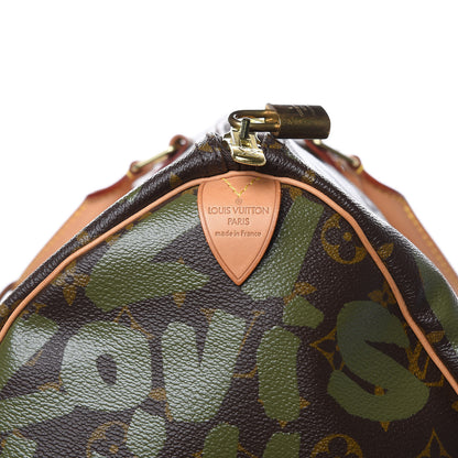 Louis Vuitton Graffiti Keepall 50 Kaki 10 of 12