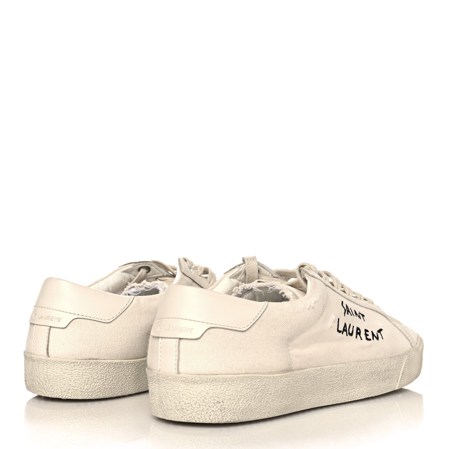 Distressed Canvas Mens Elba Light Alpha Sigma Sneakers 41.5 White