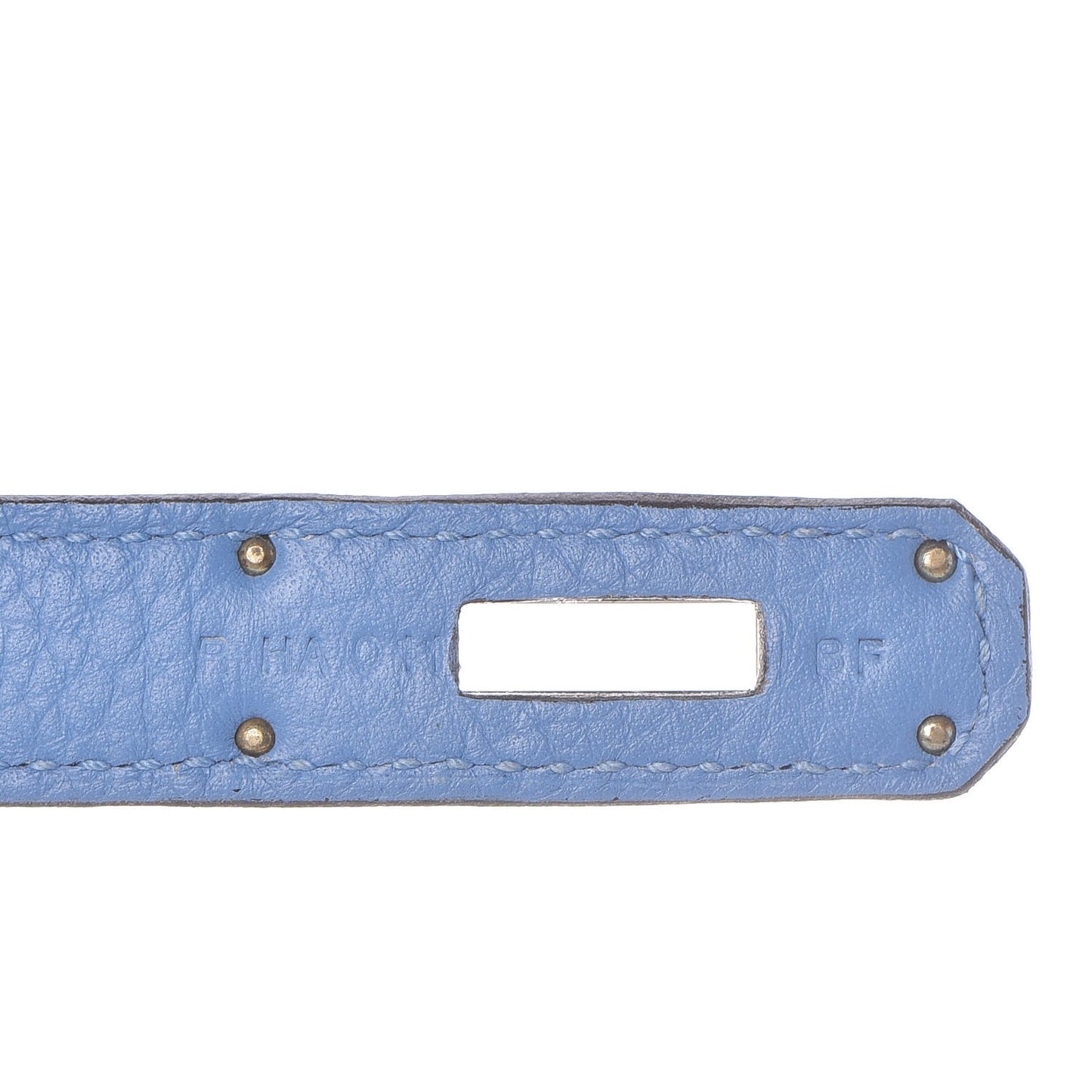 Taurillon Clemence Birkin 30 Bleu Paradis