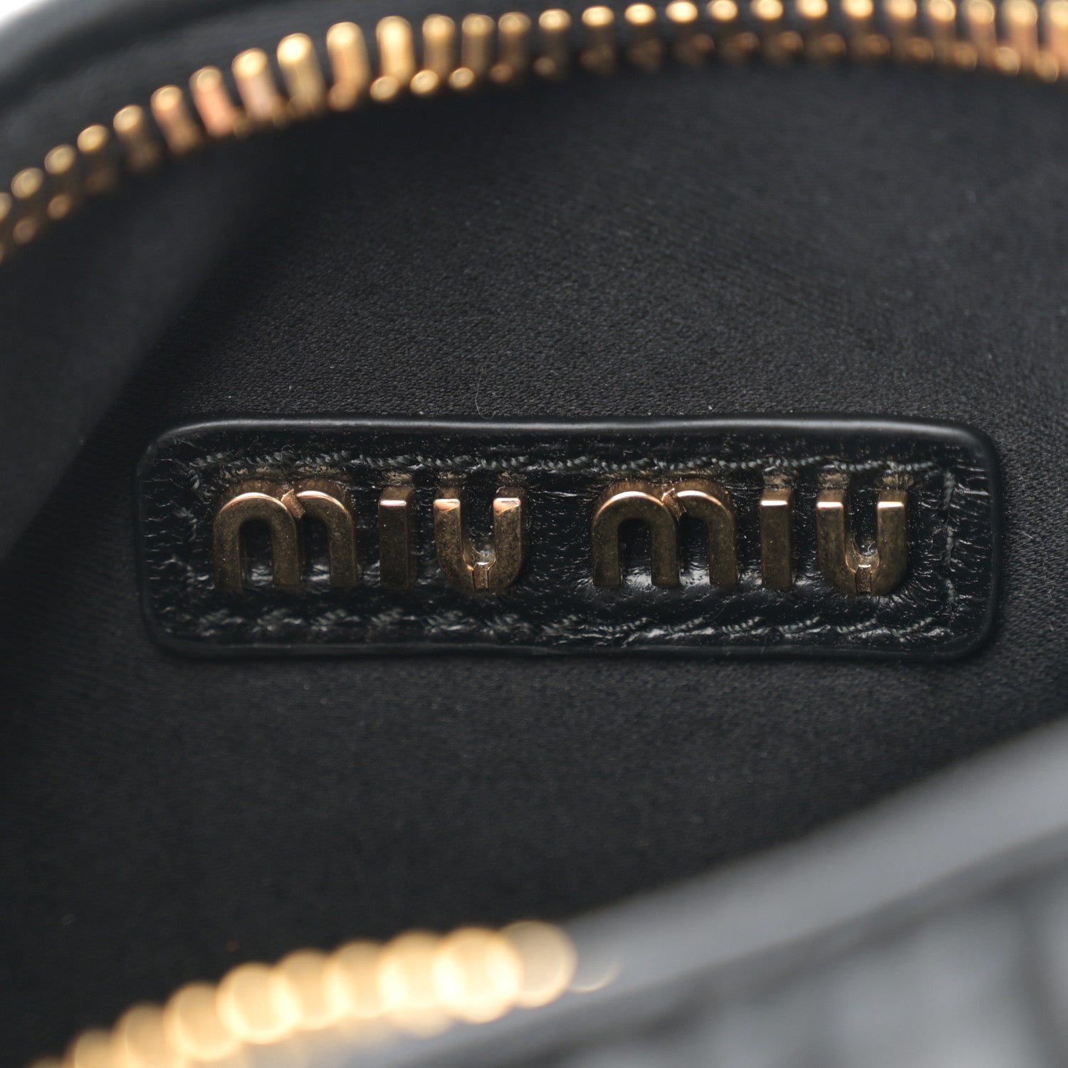 Miu Miu Nappa Matelasse Small Wander Hobo Black 6 of 9