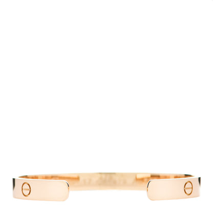Cartier 18K Yellow Gold LOVE Cuff Bracelet 17 2 of 3
