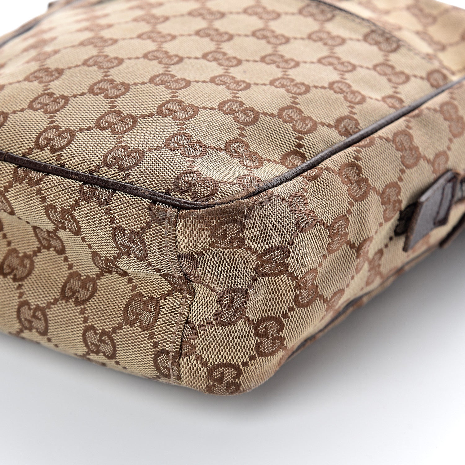 Gucci Monogram GG Small Flight Crossbody Bag Brown 9 of 11