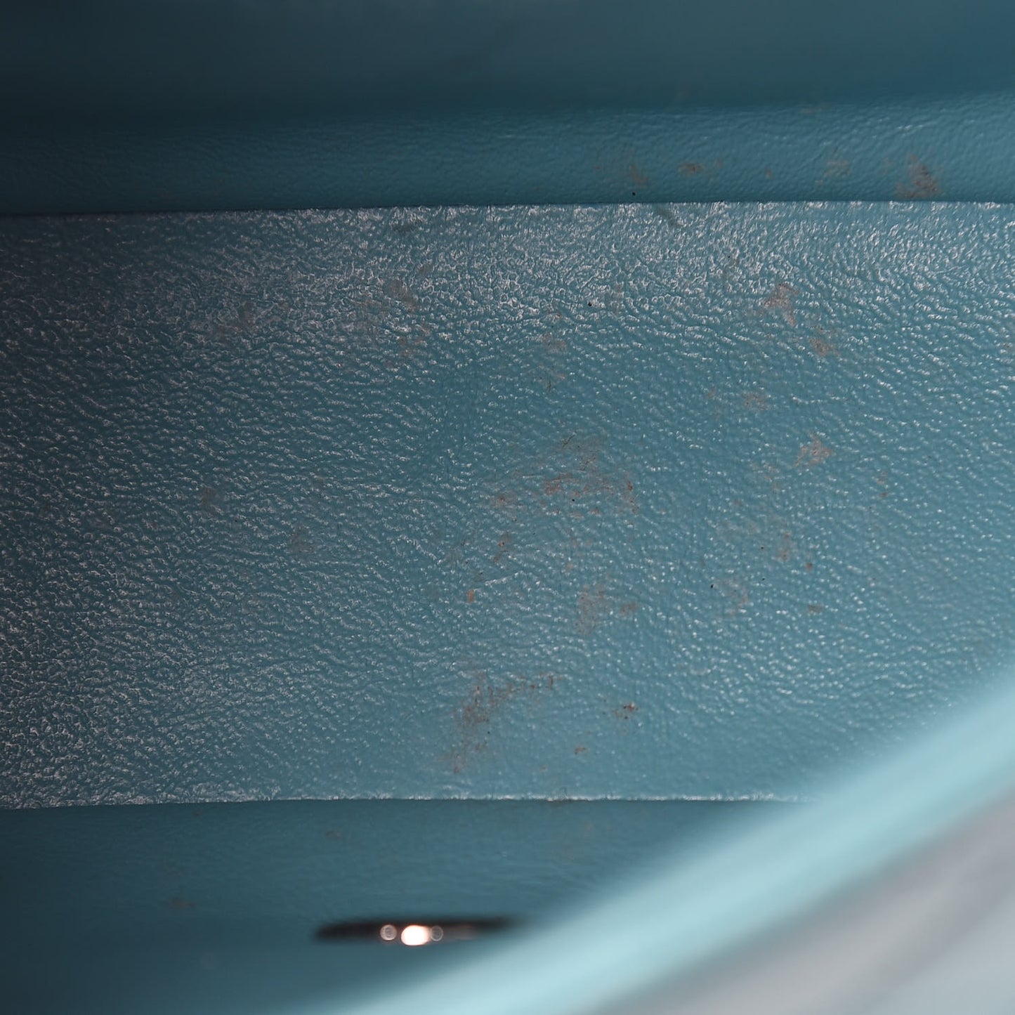 Lambskin Quilted Mini Square Flap Turquoise