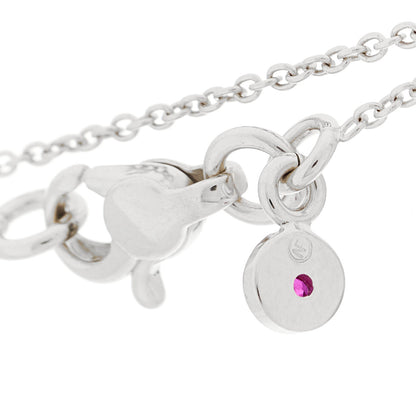 Roberto Coin 18K White Gold Diamond Station Necklace 4 of 5