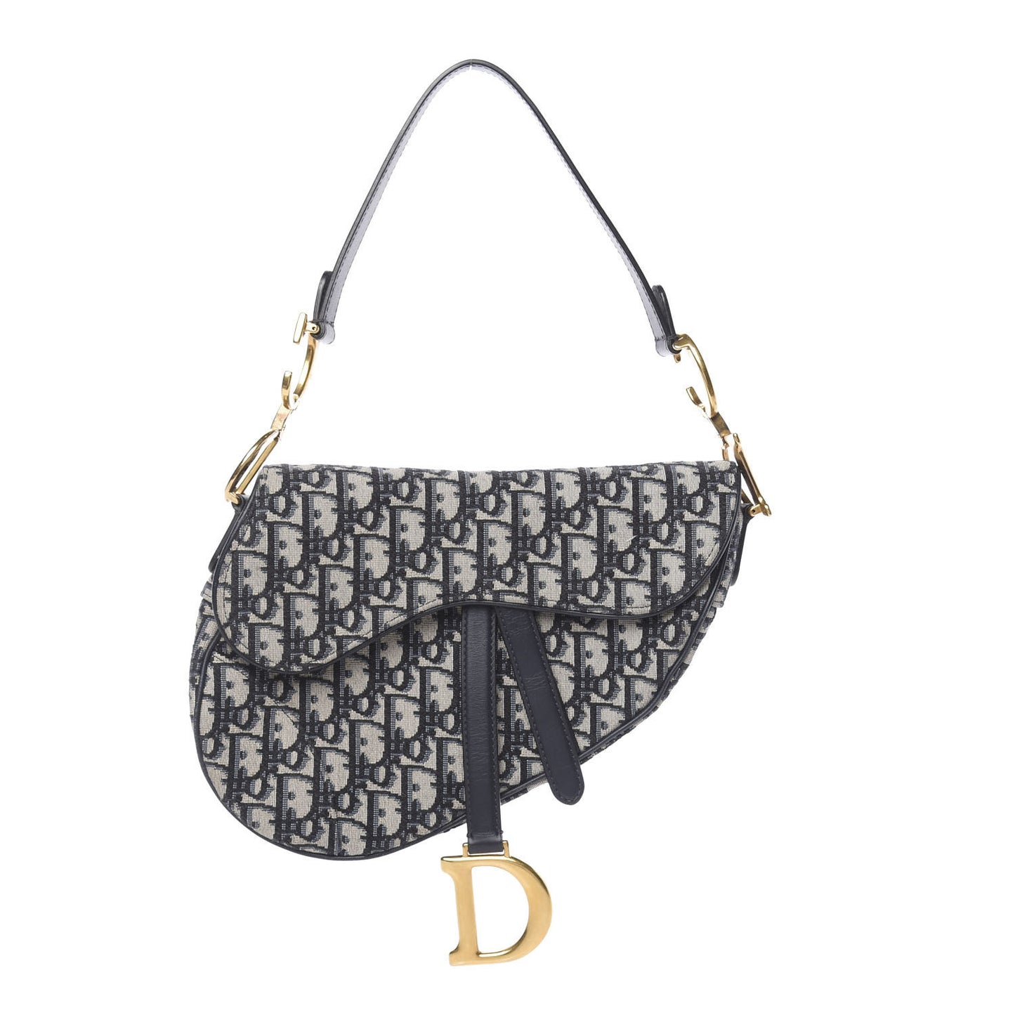 Oblique Saddle Bag Blue