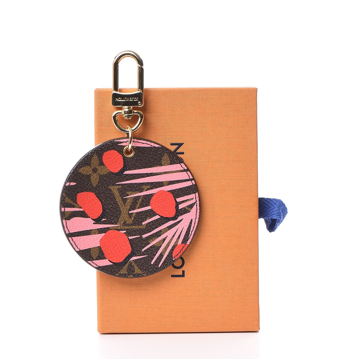 Louis Vuitton Monogram Jungle Dots Bag Charm Key Ring Sugar Pink Poppy 6 of 6