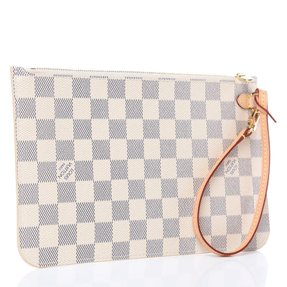 Louis Vuitton Damier Azur Neverfull MM GM Pochette 3 of 8