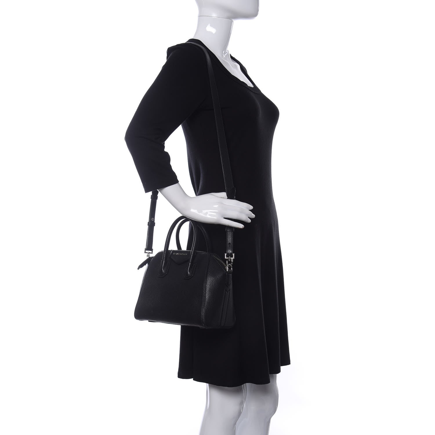 Givenchy Sugar Goatskin Mini Antigona Black 2 of 10