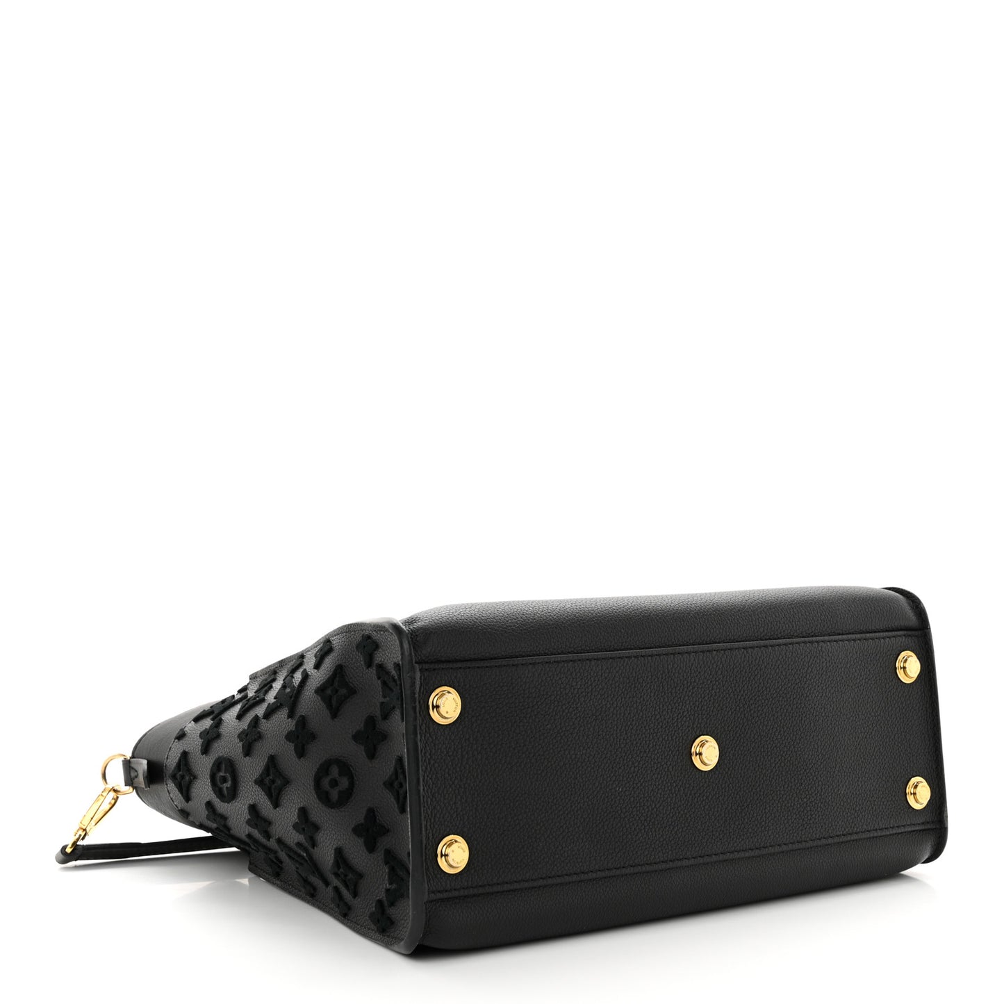 Calfskin Monogram Tufting On My Side Black