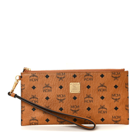 Visetos Aren Wristlet Card Pouch Cognac