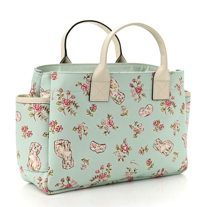 Gucci Canvas Floral Childrens Tote Light Blue 3 of 10