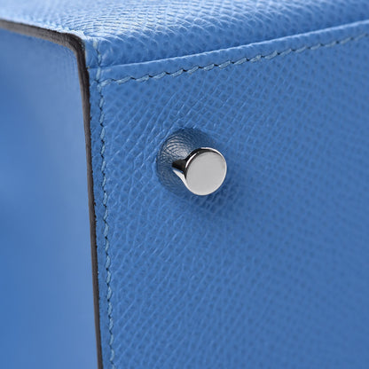 Hermes Epsom Kelly Sellier 25 Bleu Paradis 31 of 35