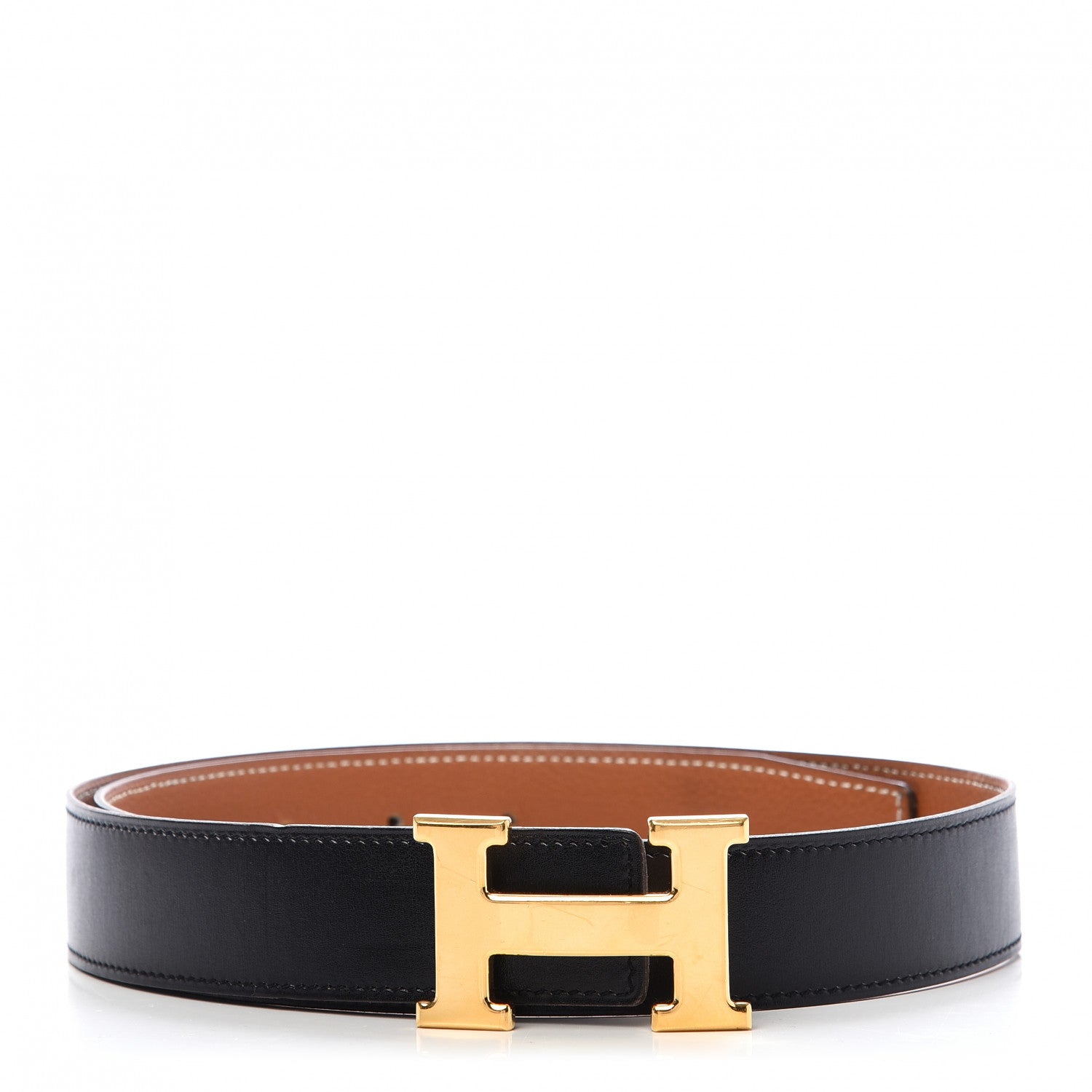 Hermes Box Ardennes 32mm H Belt 78 Black Naturelle 1 of 6