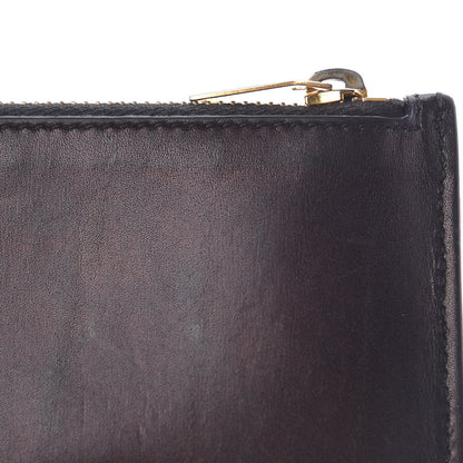 Saint Laurent Calfskin 5 Fragments Zip Pouch Card Holder Black 8 of 10
