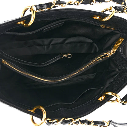 Chanel Caviar Quilted Grand Shopping Tote GST Black 5 of 10