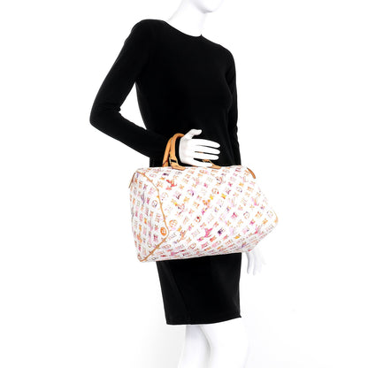 Louis Vuitton Watercolor Aquarelle Speedy 35 White 2 of 13