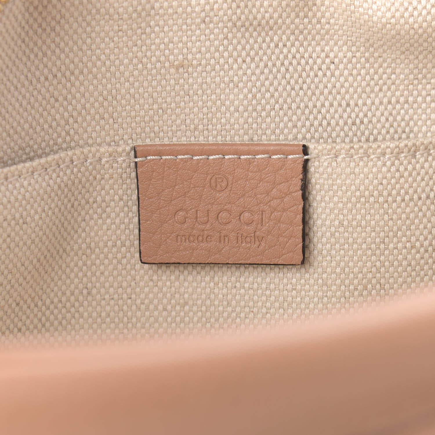 Gucci Pebbled Calfskin Small Soho Disco Bag Camelia 6 of 11