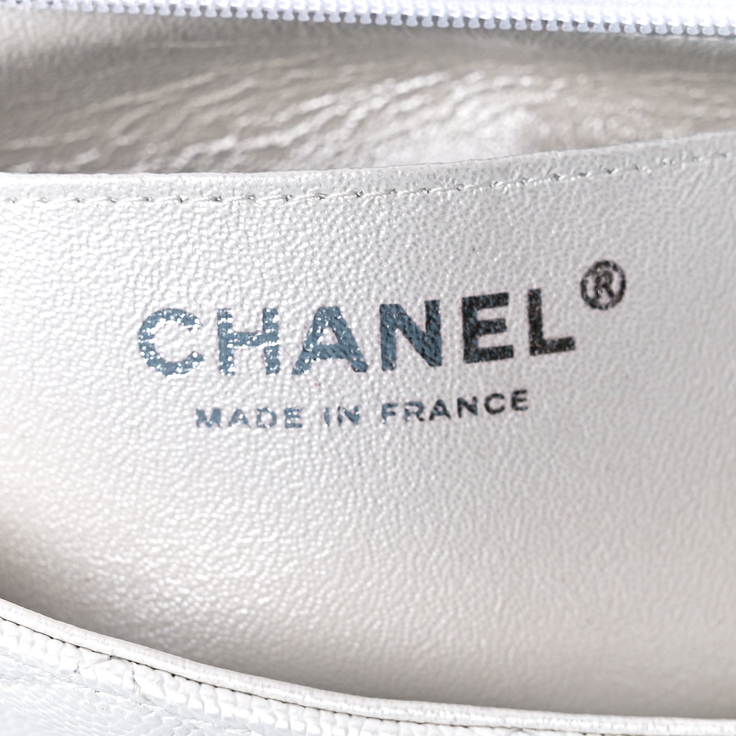 Chanel Iridescent Caviar Quilted Mini Top Handle Rectangular Flap White 7 of 13