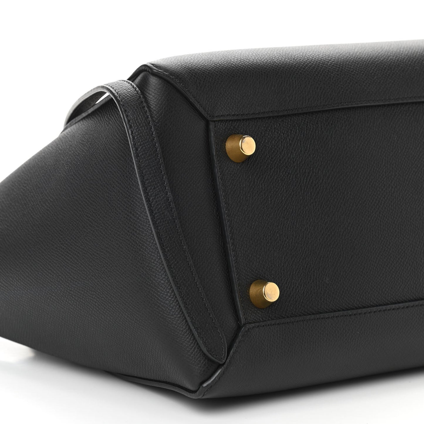 Grained Calfskin Mini Belt Bag Black