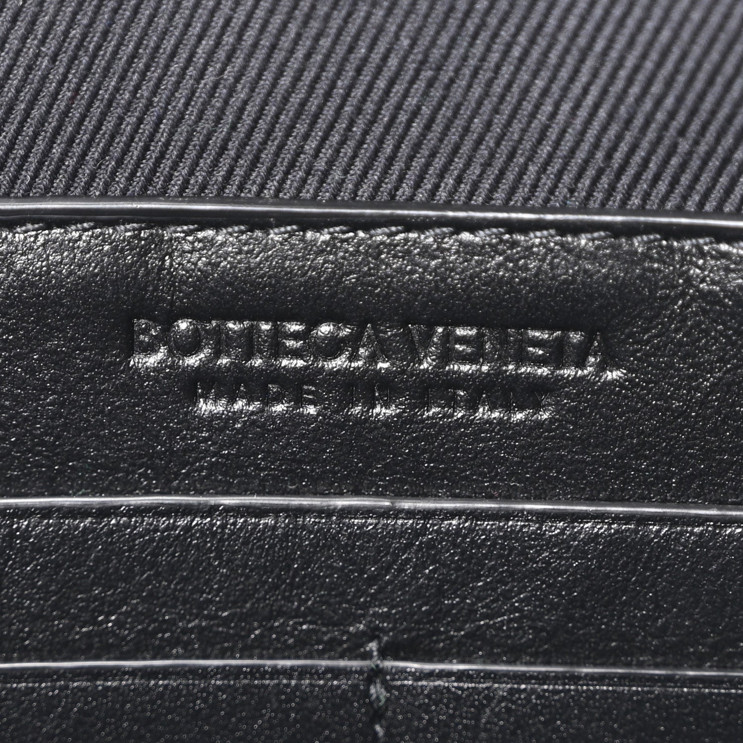 Bottega Veneta Nappa Intrecciato Medium Flat Zip Pouch Black 6 of 10