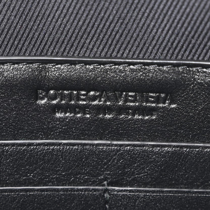 Bottega Veneta Nappa Intrecciato Medium Flat Zip Pouch Black 6 of 10