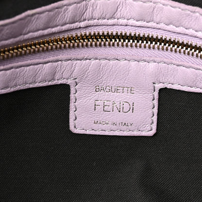Fendi Nappa FF 1974 Embossed Baguette Anemone 6 of 10
