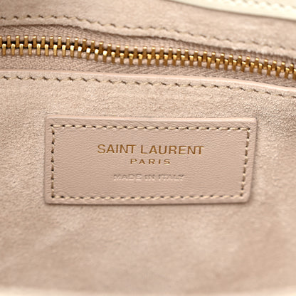Saint Laurent Smooth Calfskin Le 5 A 7 Hobo Crema Soft 6 of 10