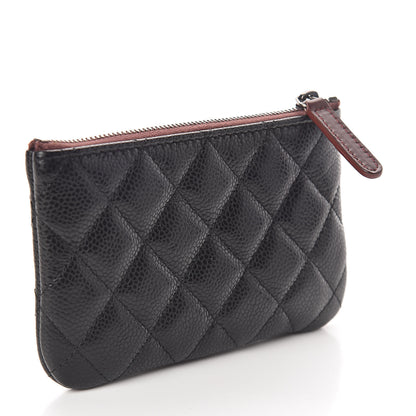 Chanel Caviar Quilted Small Cosmetic Case Black 3 of 7