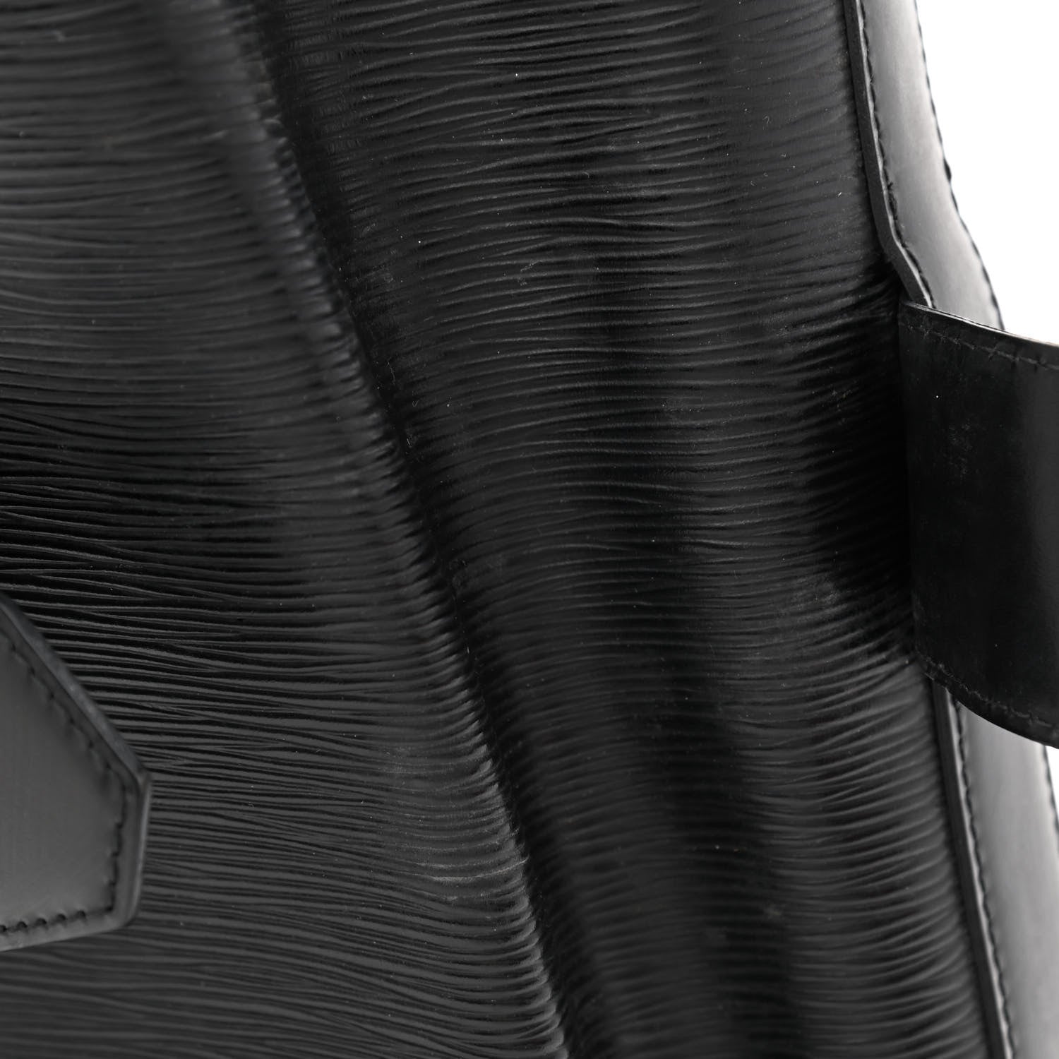 Louis Vuitton Epi Sac D'Epaule Black 6 of 13