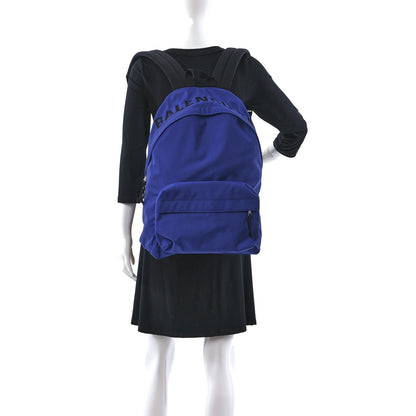 Balenciaga Nylon Wheel Logo Backpack Blue 2 of 8