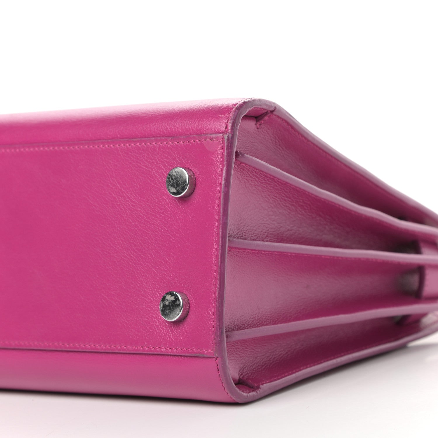 Saint Laurent Calfskin Baby Sac De Jour Fuchsia 8 of 12
