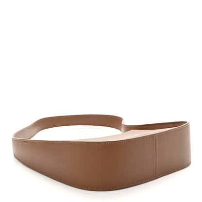 The Row Smooth Calfskin Half Moon Shoulder Bag Chestnut 4 of 9