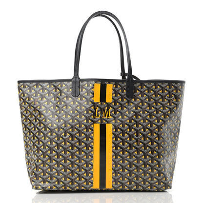 Goyard Goyardine Saint Louis Claire Voie PM Black Yellow 2 of 10